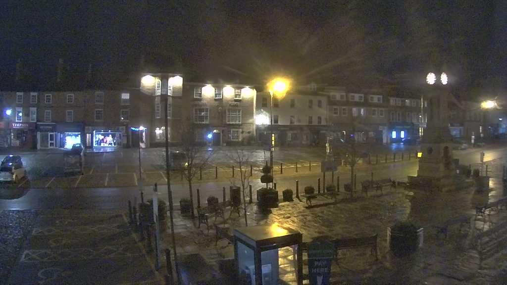 Thirsk webcam overlooking the Market Place