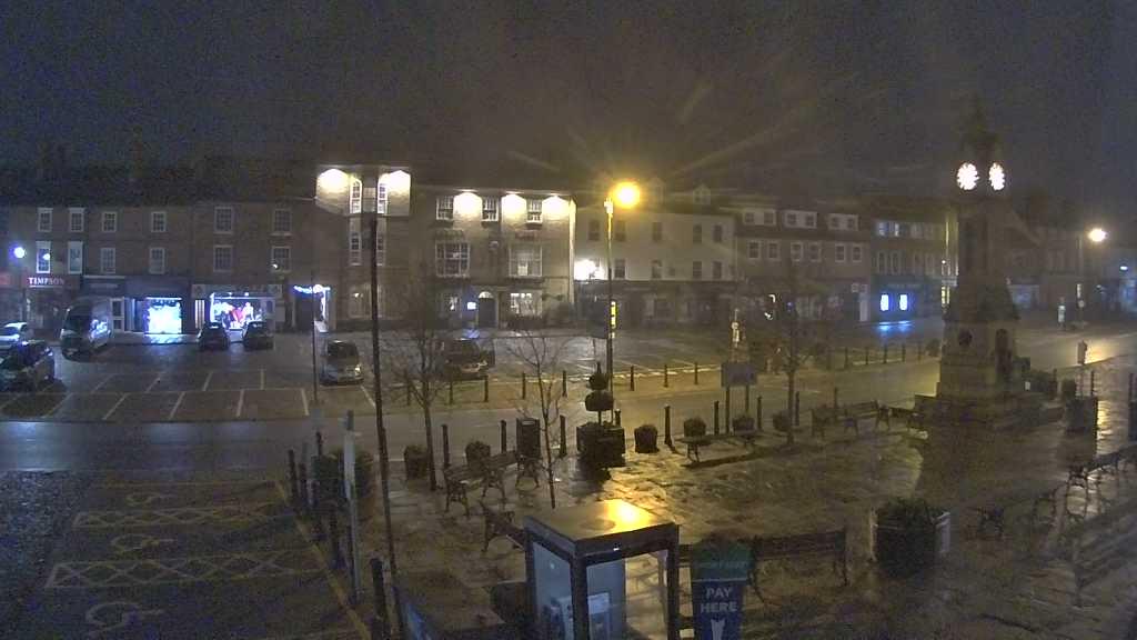 Thirsk webcam overlooking the Market Place