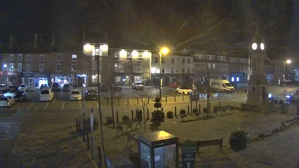 Thirsk webcam overlooking the Market Place