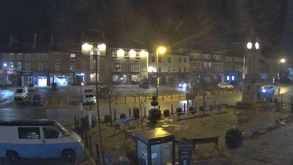 Thirsk webcam overlooking the Market Place