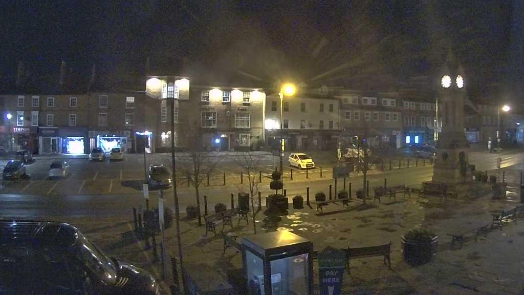 Thirsk webcam overlooking the Market Place