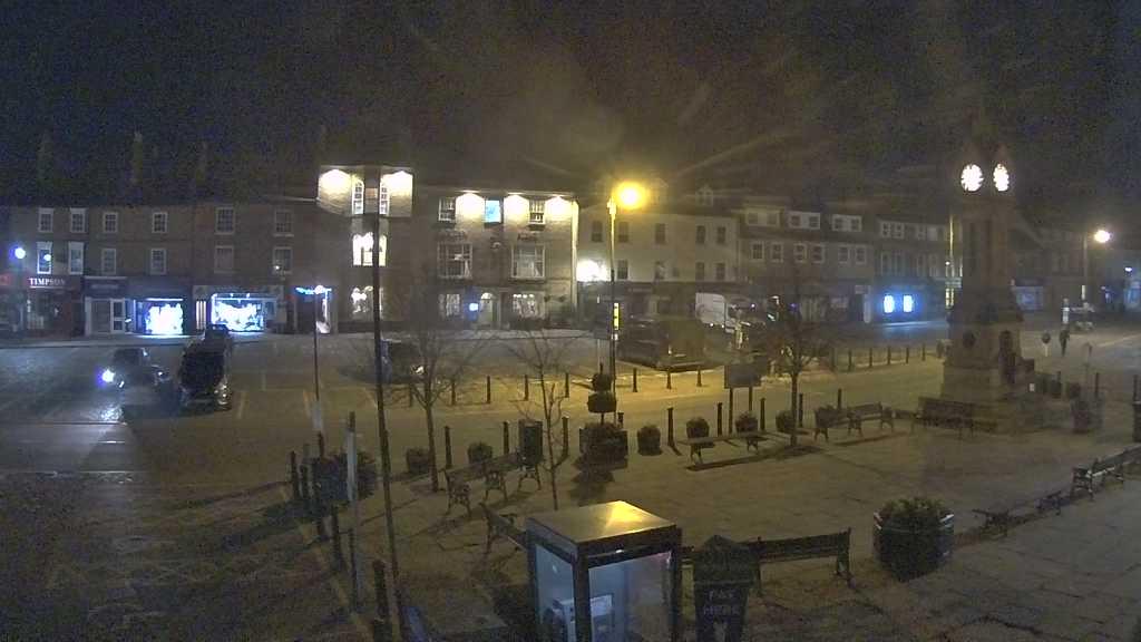 Thirsk webcam overlooking the Market Place
