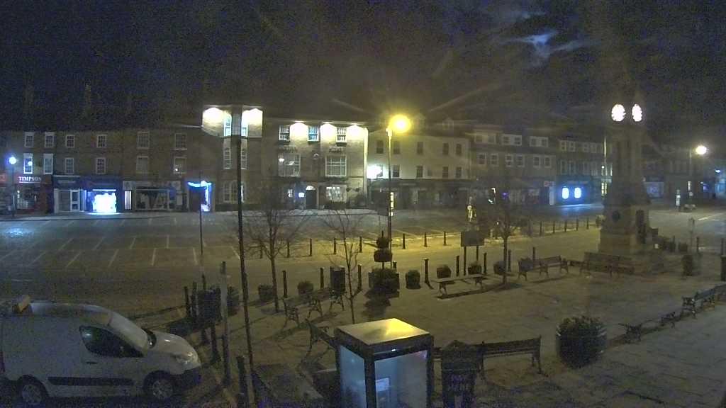 Thirsk webcam overlooking the Market Place