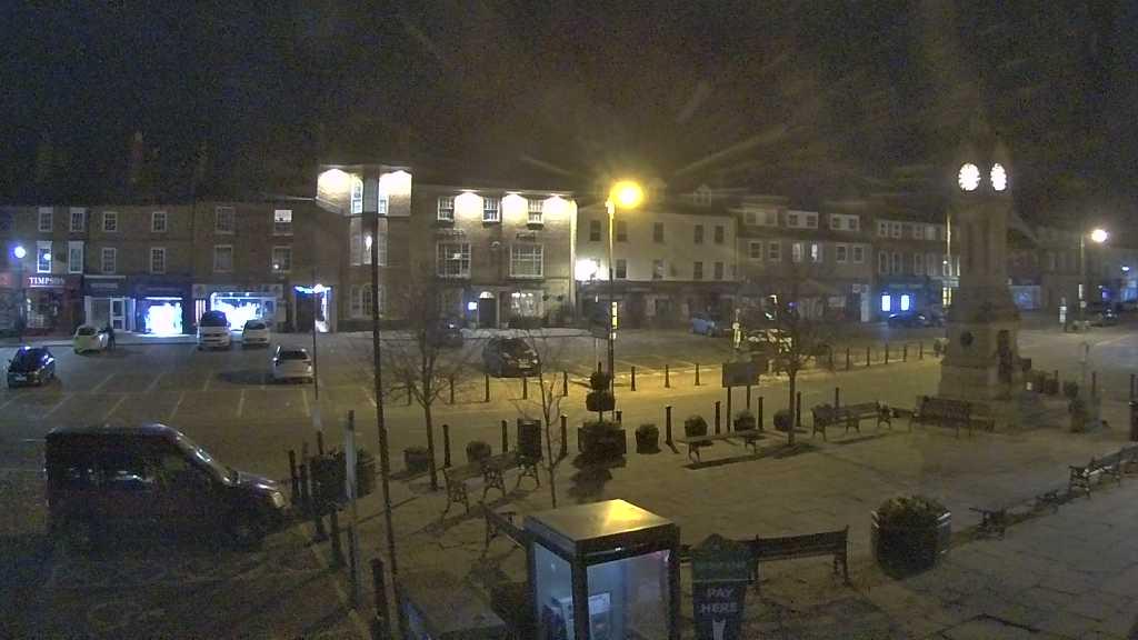 Thirsk webcam overlooking the Market Place