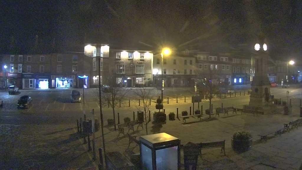 Thirsk webcam overlooking the Market Place
