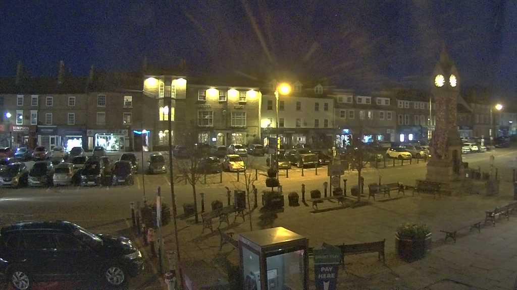 Thirsk webcam overlooking the Market Place