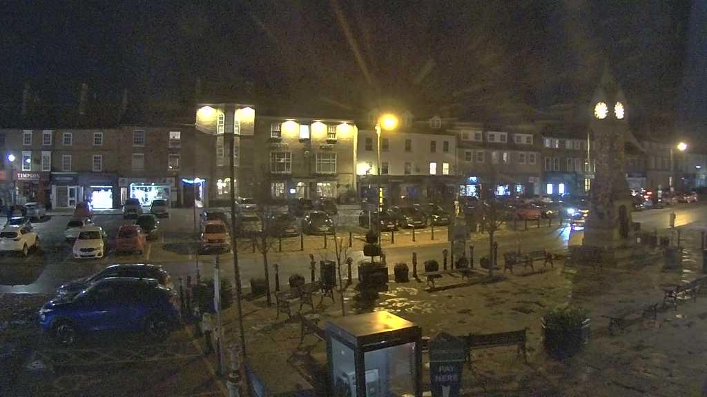 Thirsk webcam overlooking the Market Place