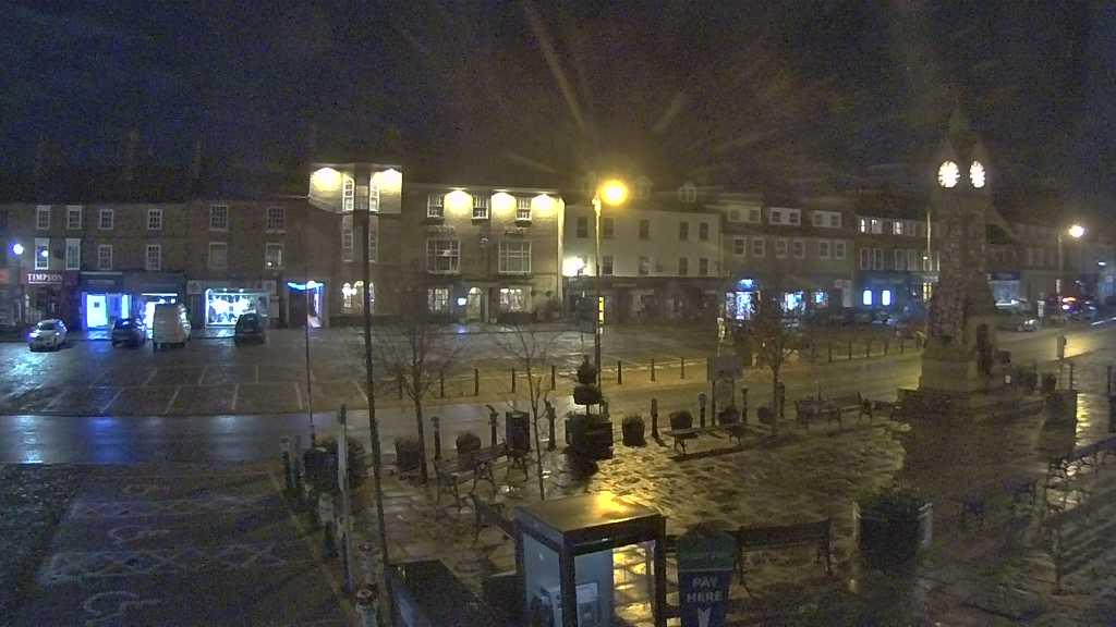 Thirsk webcam overlooking the Market Place