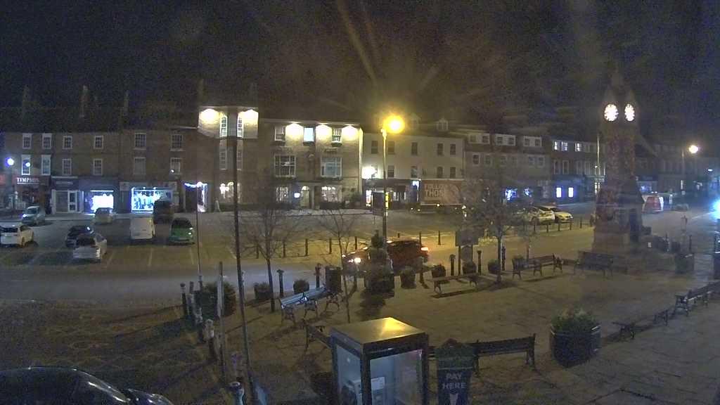 Thirsk webcam overlooking the Market Place