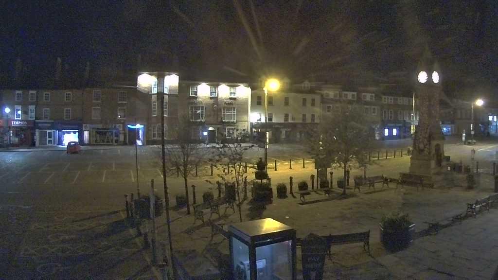 Thirsk webcam overlooking the Market Place