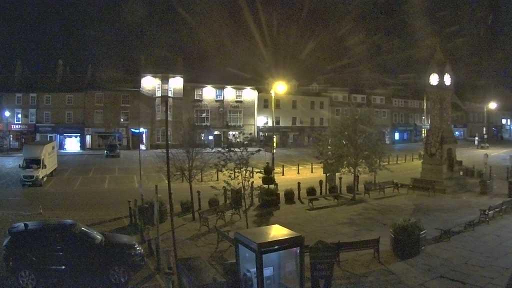 Thirsk webcam overlooking the Market Place