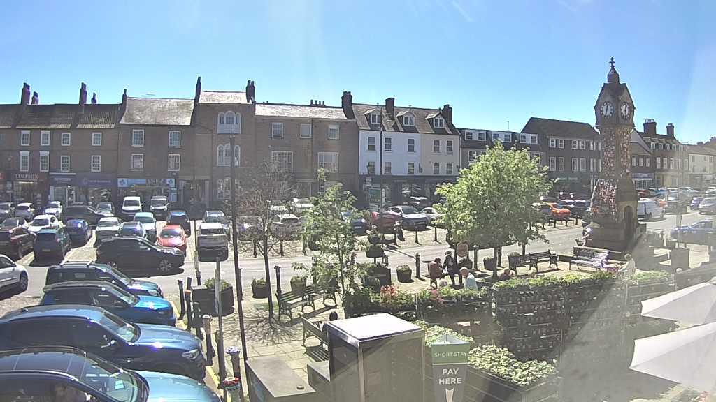 Thirsk webcam overlooking the Market Place