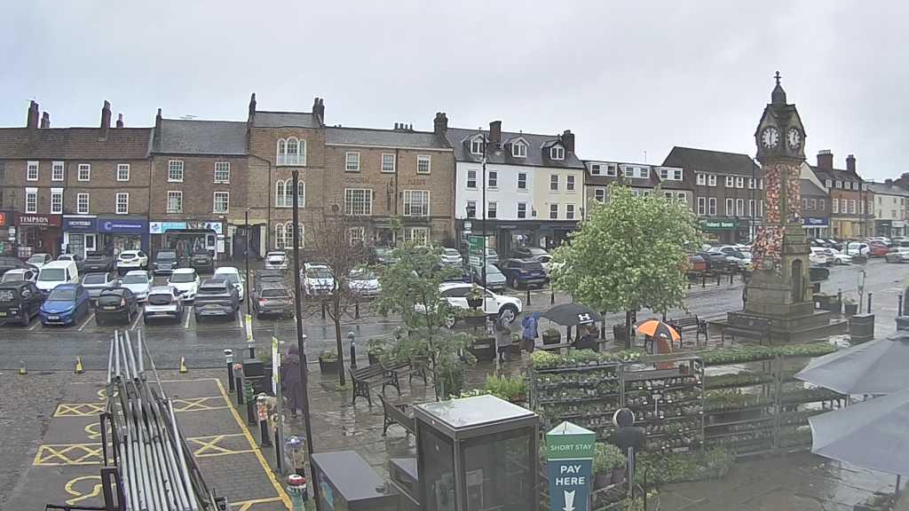 Thirsk webcam overlooking the Market Place