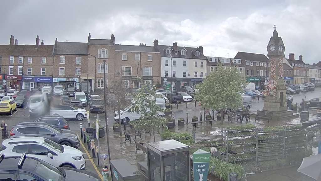 Thirsk webcam overlooking the Market Place
