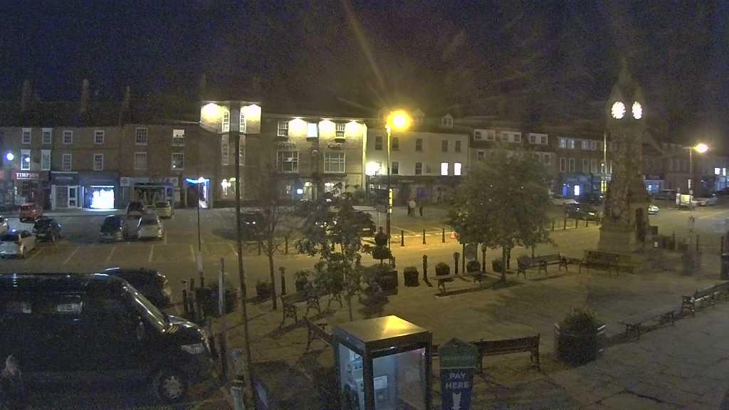 Thirsk webcam overlooking the Market Place