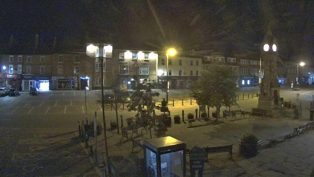 Thirsk webcam overlooking the Market Place