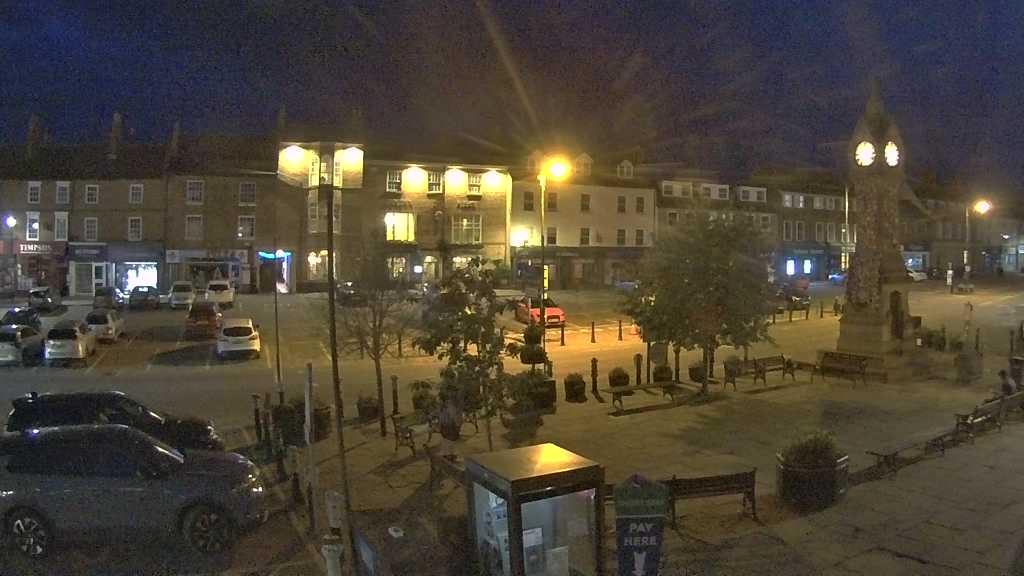 Thirsk webcam overlooking the Market Place