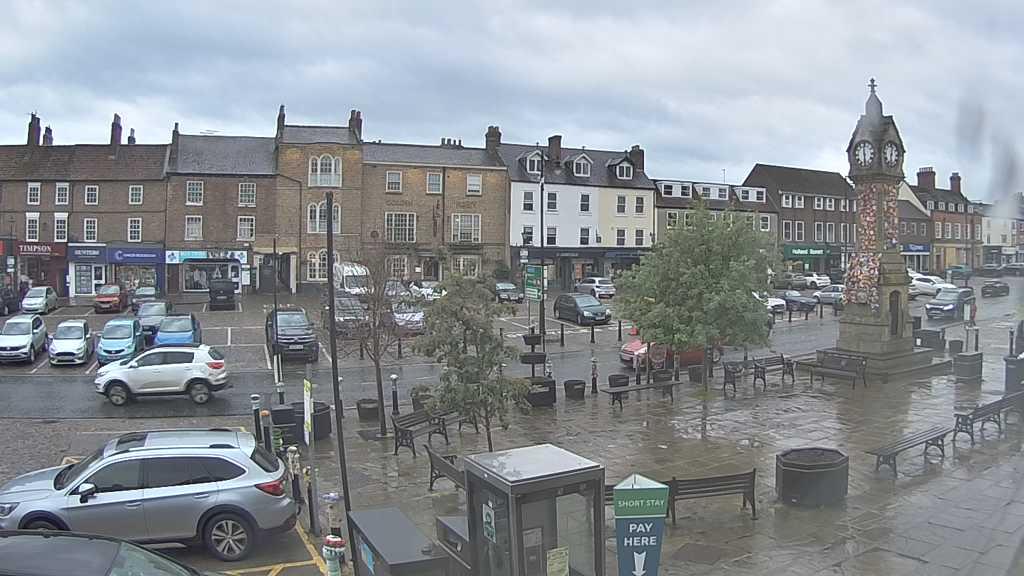 Thirsk webcam overlooking the Market Place