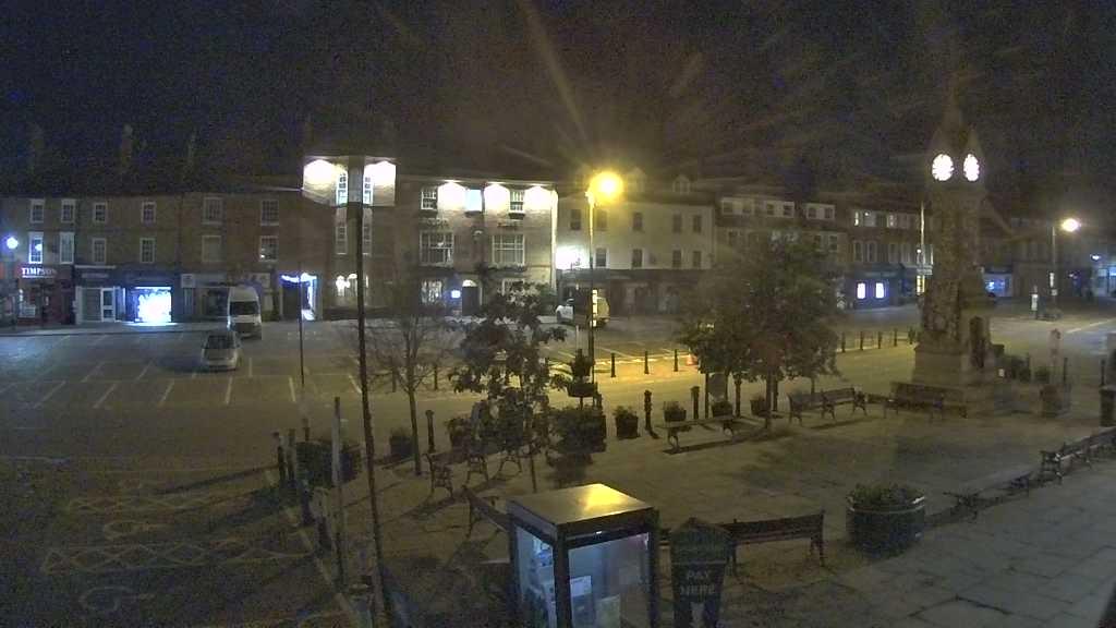 Thirsk webcam overlooking the Market Place