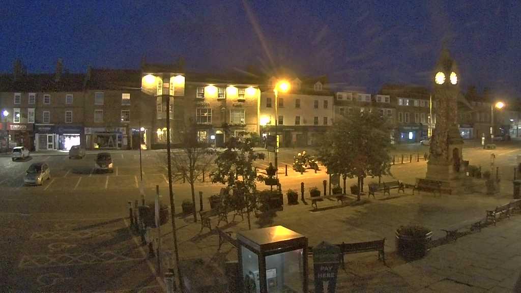 Thirsk webcam overlooking the Market Place