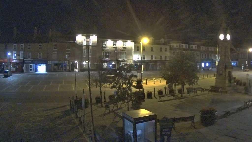Thirsk webcam overlooking the Market Place